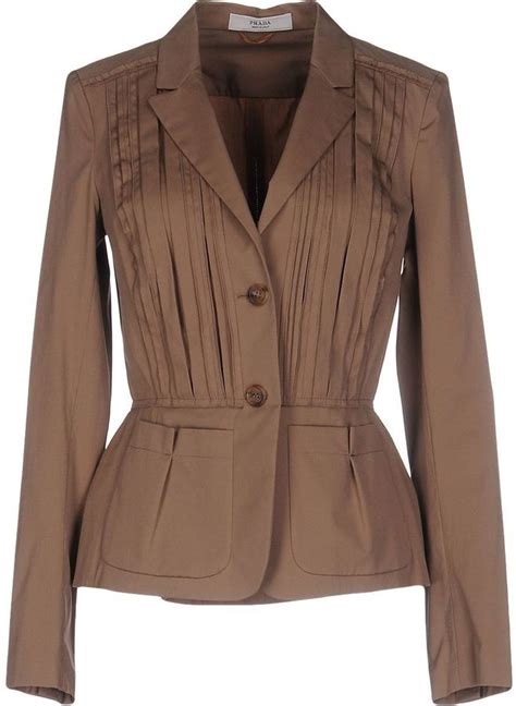 prada womens jacket green|prada women' s blazers.